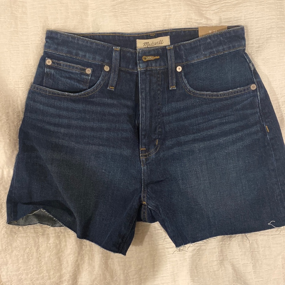 NWT Madewell High-Rise Denim Shorts (Curvy)